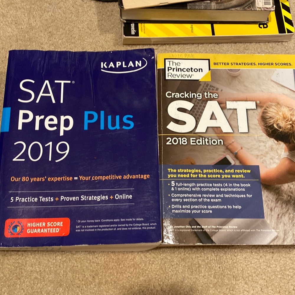SAT practice books